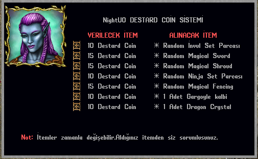 Destard Coin Sistemi